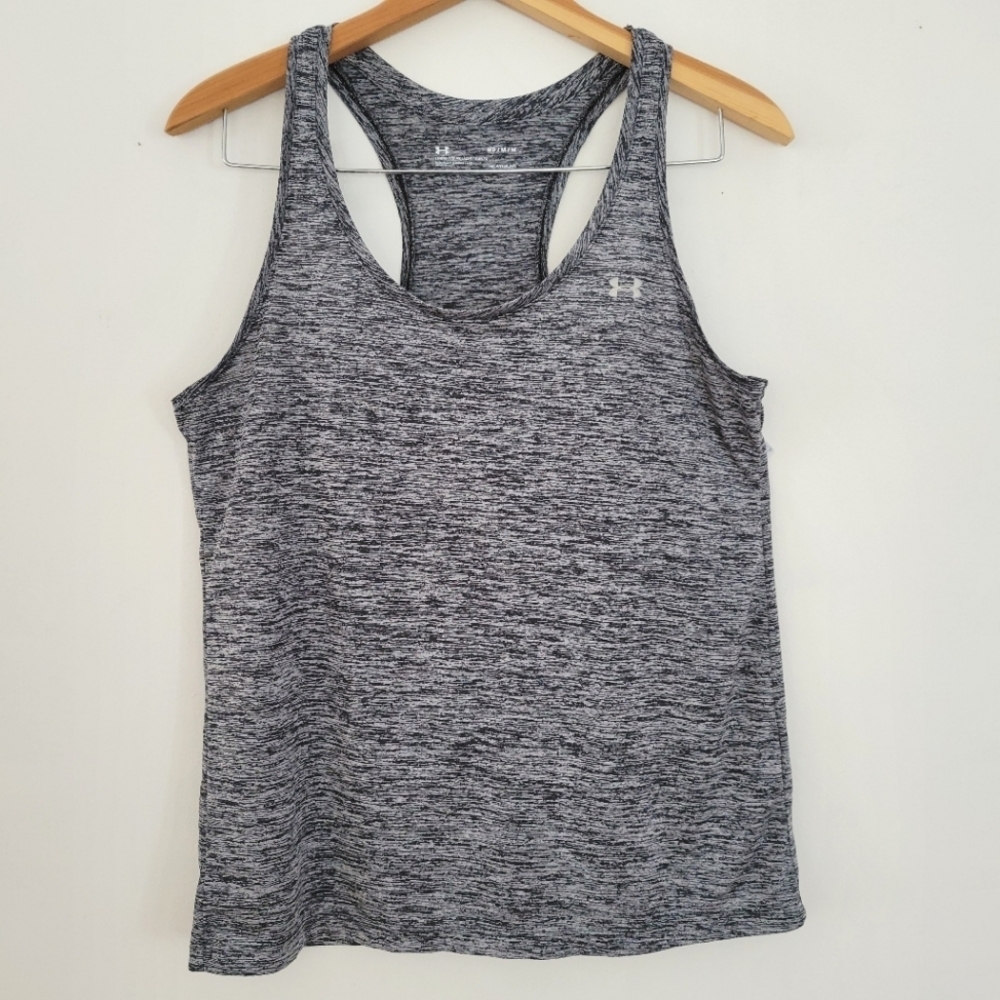 Under armour grey melange tank top size M